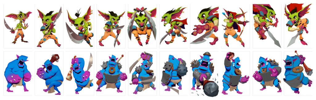 Claim Character wip LineUp 2